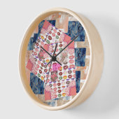  girly clock Rose Gold Blush Pink  壁時計 (傾斜)