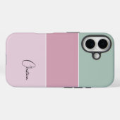 Girly Colorblock Personalized  Case-Mate iPhoneケース (裏面 (横))