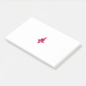 Girly Design, Light Gold, Purplish Red ポストイット (アングル)
