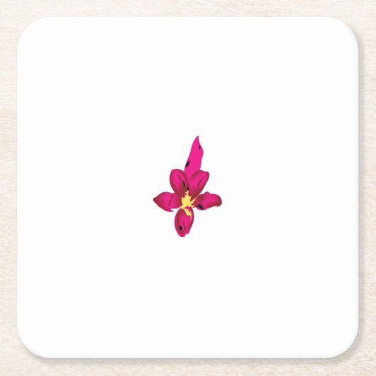 Girly Design, Light Gold, Purplish RePaper Coaster スクエアペーパーコースター (正面)