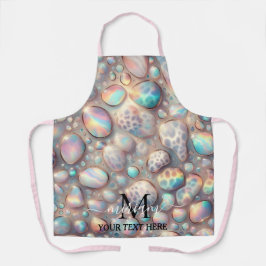 Girly Glam Opal Leopard Print All-Over Print Apron エプロン