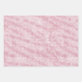 Girly Lavender Glitter Sparkle Birthday ラッピングペーパーシート (正面3)