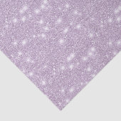Girly Lavender Glitter Sparkle Birthday 薄葉紙 (詳細)