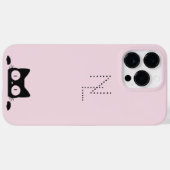 Girly Monogram minimalist Case-Mate iPhoneケース (裏面 (横))