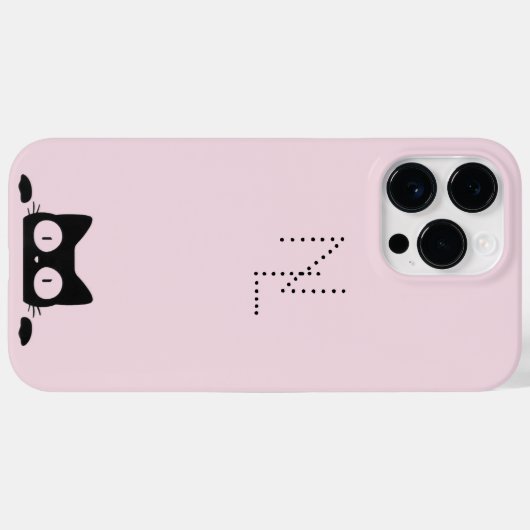 Girly Monogram minimalist  Case-Mate iPhoneケース (裏面 (横))