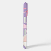 Girly Pastel Pink Lilac - Cute Feminine Aesthetic  Case-Mate iPhoneケース (裏面 / 右)