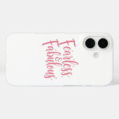 Girly Pink Sparkle Motivational Message Case-Mate iPhoneケース (裏面 (横))