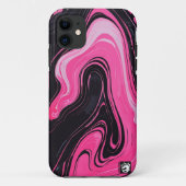 Girly Pinky Marble Case-Mate iPhoneケース (裏面)