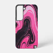 Girly Pinky Marble Samsung Galaxyケース (裏面)