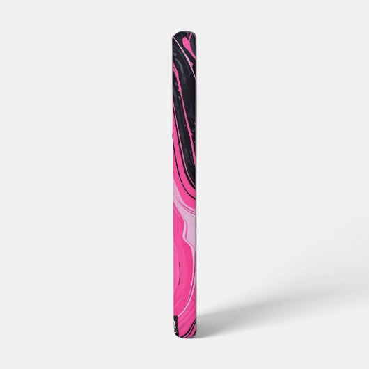 Girly Pinky Marble Samsung Galaxyケース (左側面)