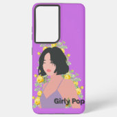Girly pop Bob phone case  Samsung Galaxyケース (裏面)
