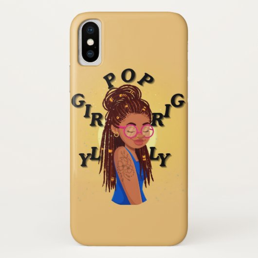 Girly pop locs phone case Case-Mate iPhoneケース (裏面)