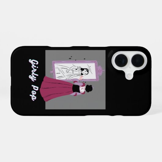Girly pop phone case iPhone 16ケース (裏面横)