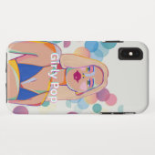 Girly pop phone case party girl iphone Case-Mate iPhoneケース (裏面(横))