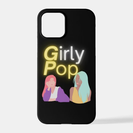 Girly pop phone iPhoneケース (裏面)