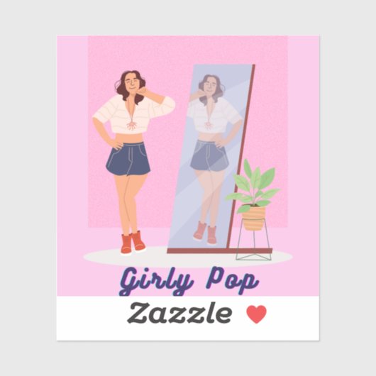 Girly pop stickers シール (シート)