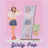 Girly pop stickers シール (正面)