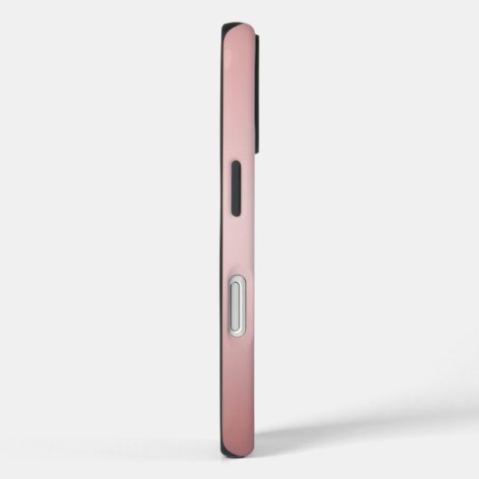 Girly Rose Gold Ombre Personalized Name Case-Mate iPhoneケース (裏面 / 右)