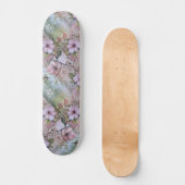 Girly Vintage Decoupage Inspired Floral Skateboard スケートボード (正面)