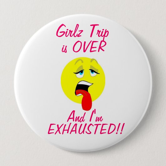Girlz旅行はボタンにあります 缶バッジ (正面)