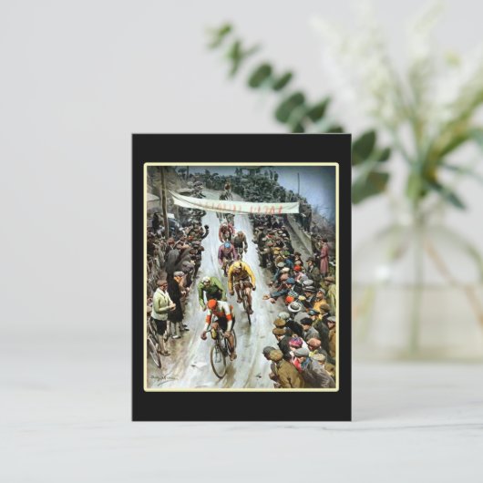 Giro 1912イタリアのサイクリストのためのギフト ポストカード (スタンド正面)