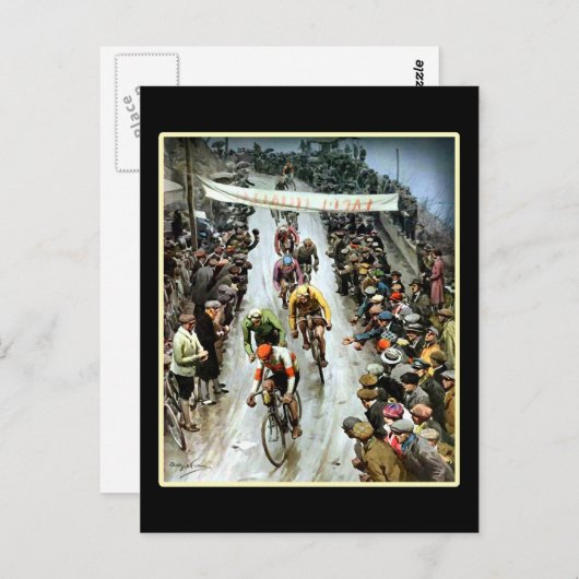 Giro 1912イタリアのサイクリストのためのギフト ポストカード (正面/裏面)