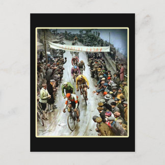 Giro 1912イタリアのサイクリストのためのギフト ポストカード