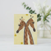 Girraffes in Love ポストカード (スタンド正面)