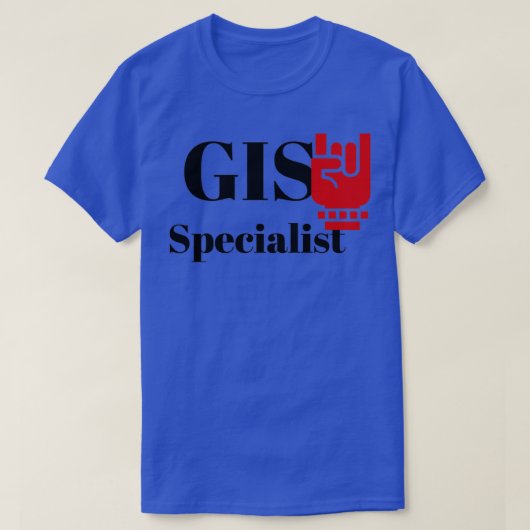 GISスペシャリスト Tシャツ (デザイン正面)
