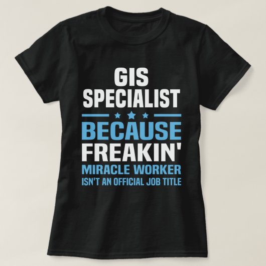 GISスペシャリスト Tシャツ (デザイン正面)