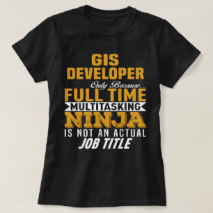 GIS開発者 Tシャツ