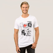 GIS ハート RT1 トライブレンドTシャツ (正面全面)
