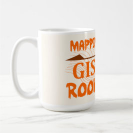 GIS、測地学、測量士の飲み物 コーヒーマグカップ
