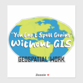 GIS/測量士ステッカー - 楽しいラベル シール