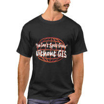GIS/測量士Tシャツのスタイルを見せて