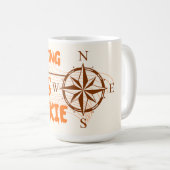 GIS, Geodesy, Surveyor drink コーヒーマグカップ (正面右)