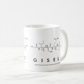 Giseleペプチド名mug コーヒーマグカップ (正面右)