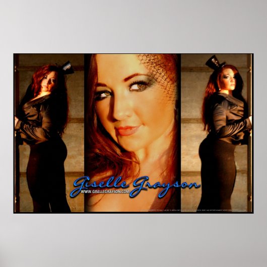 Giselle Grayson公式プロモーションポスター2009/2010 ポスター (正面)