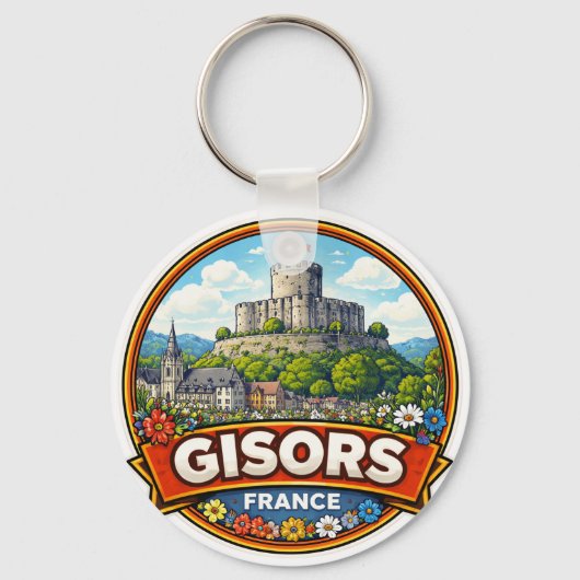 Gisors France  キーホルダー (正面)