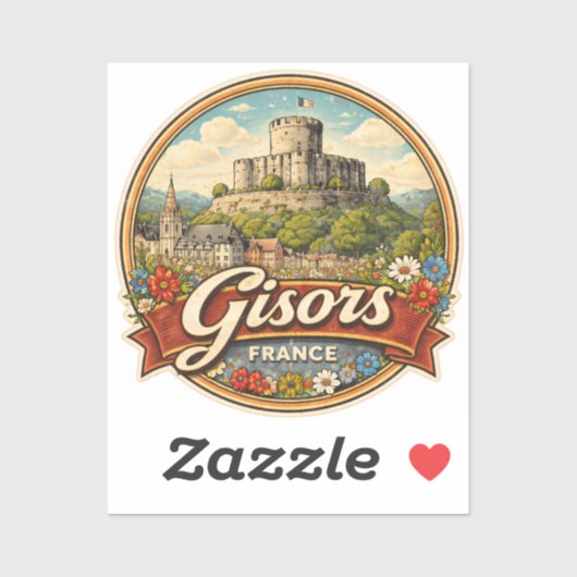 Gisors France シール (シート)
