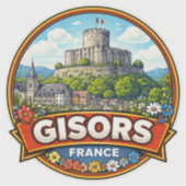 Gisors France  シール (正面)