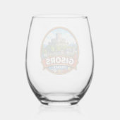 Gisors France  ステムなしワイングラス (裏面)