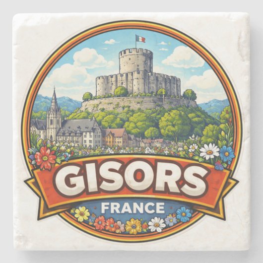 Gisors France  ストーンコースター (正面)