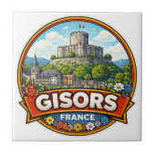 Gisors France  タイル (正面)