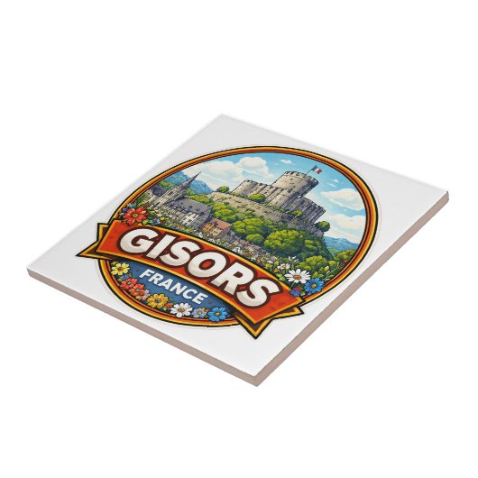 Gisors France  タイル (側面)