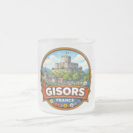 Gisors France  フロストグラスマグカップ