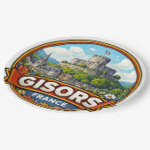 Gisors France  ペーパープレート (アングル)