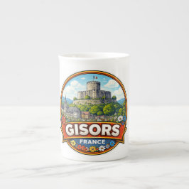 Gisors France  ボーンチャイナマグカップ