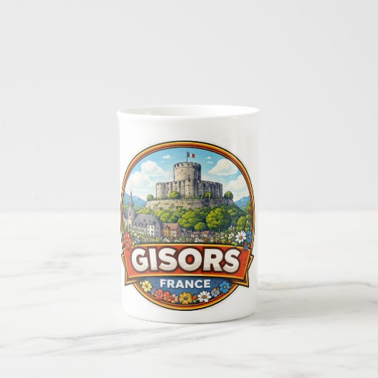 Gisors France  ボーンチャイナマグカップ (正面)