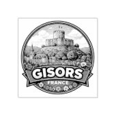 Gisors France  ラバースタンプ (インプリント)
